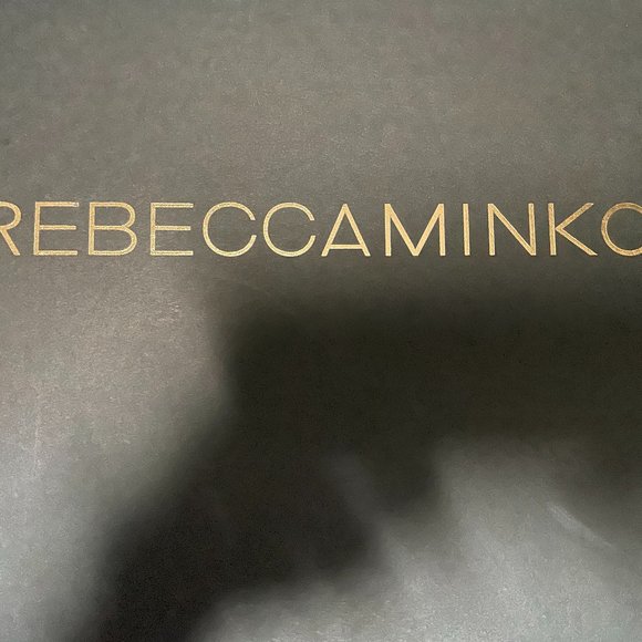 Rebecca Minkoff IRIS Fringe Bootie Sz 7.5 NIB Black Suede Open Toe Ankle Boot - Picture 6 of 7